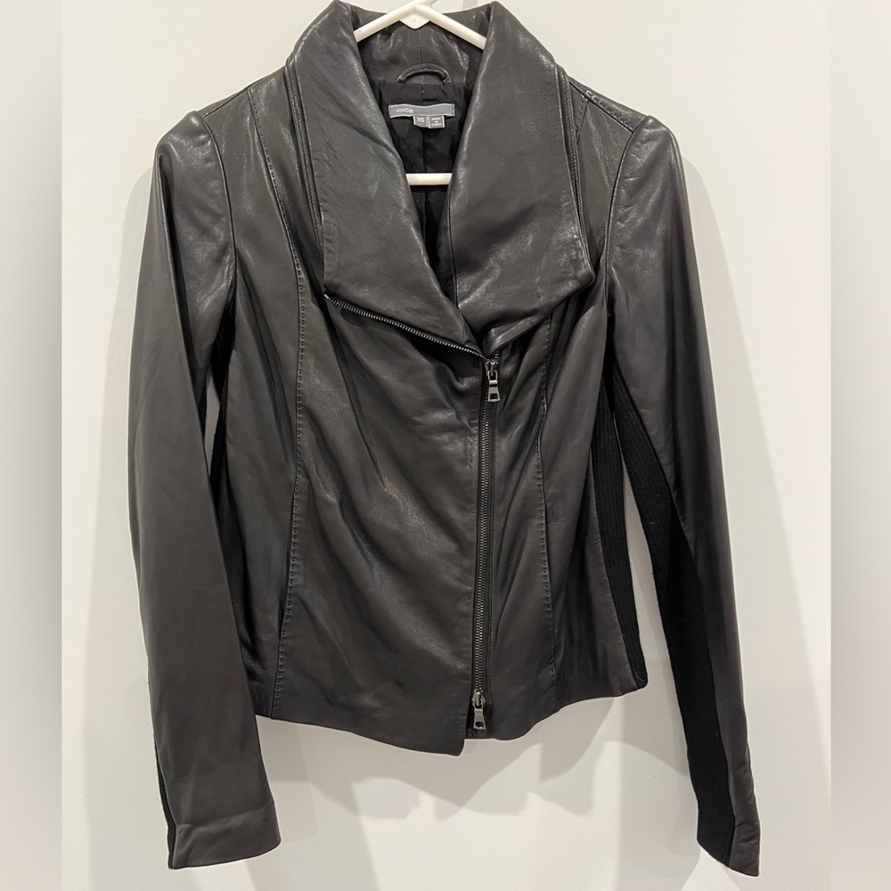 Vince faux leather jacket